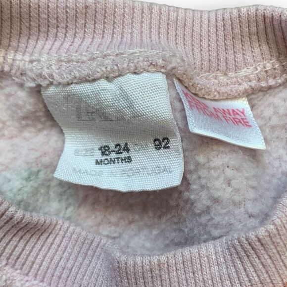 Infant Girls 18 Months Bundle Romper Hoodie Sweatshirt Pink - Picture 15 of 16